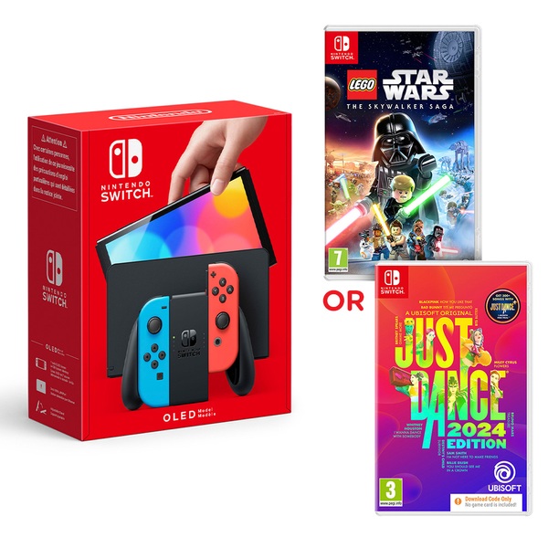 Nintendo Switch Mario Day 2023 Choose One Console Bundle Red - GB