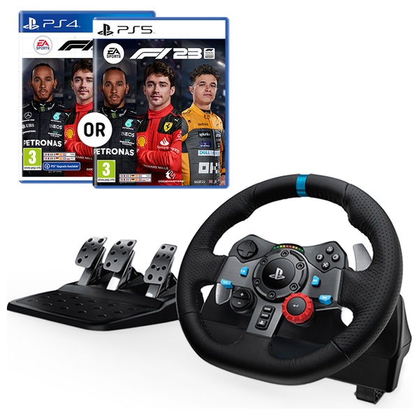Logitech G29 Steering Wheel & F1 23 Smyths Toys Ireland