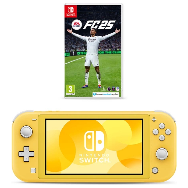 Nintendo Switch Lite Yellow & EA SPORTS FC 25 | Smyths Toys UK