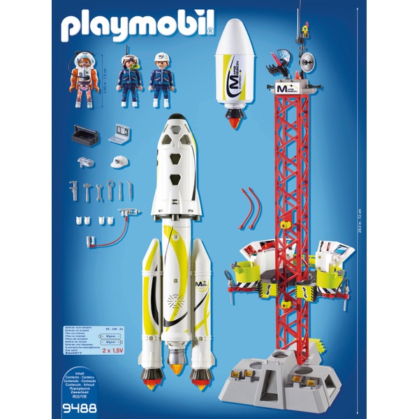 playmobil rocket launcher