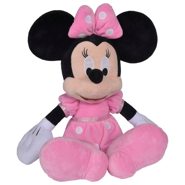 Disney Plüschfigur "MINNIE MAUS" im pinken Kleid die Freundin von Mickey..Neu