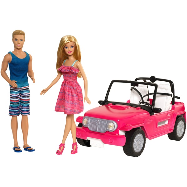 barbie 2 seater car