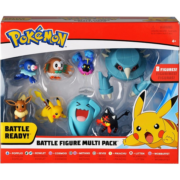 Pokémon - Pack de 8 Figurines - Modèle Aléatoire