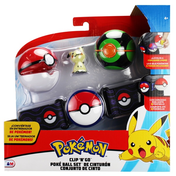 Pokémon - Ceinture Pokéball et 1 Figurine