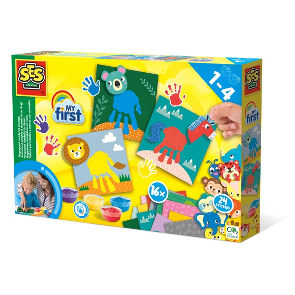 Sophie la girafe - kit de peinture au doigt, jouets 1er age