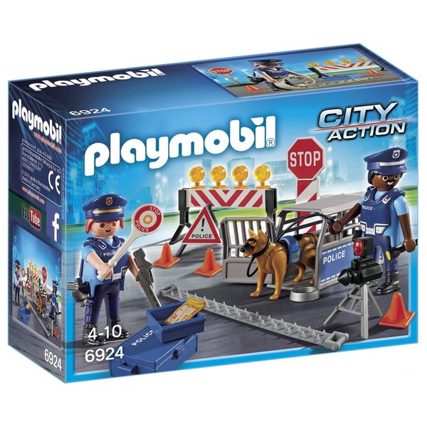 Playmobil - City Action 6924 Barrage de Police