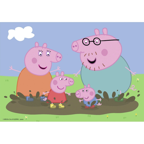 Ravensburger Peppa Pig Coffret Puzzles La Vie de Famille 2x24 Pièces