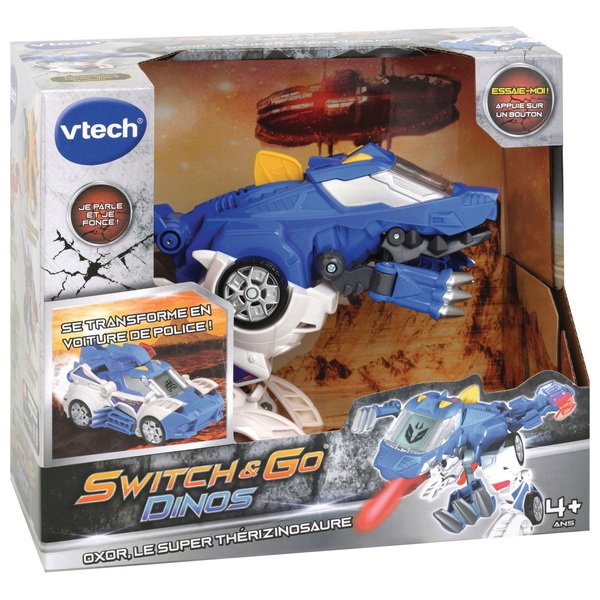 VTech - Jouet voiture et dinosaure - Switch & Go Dinos Crash