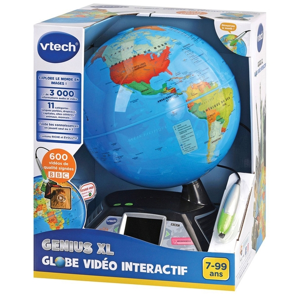VTech - Genius XL Globe Vidéo Interactif
