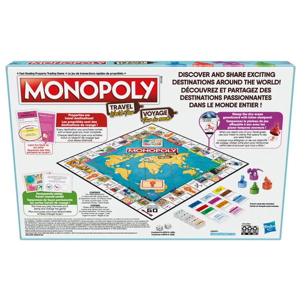 Monopoly Voyage Tour du Monde