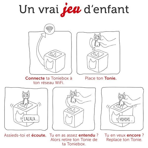 Figurine Tonie - Le Livre De La Jungle - Histoire Audio Et Chansons Disney - Pour Toniebox (vendue Séparément) - Dès 4 Ans