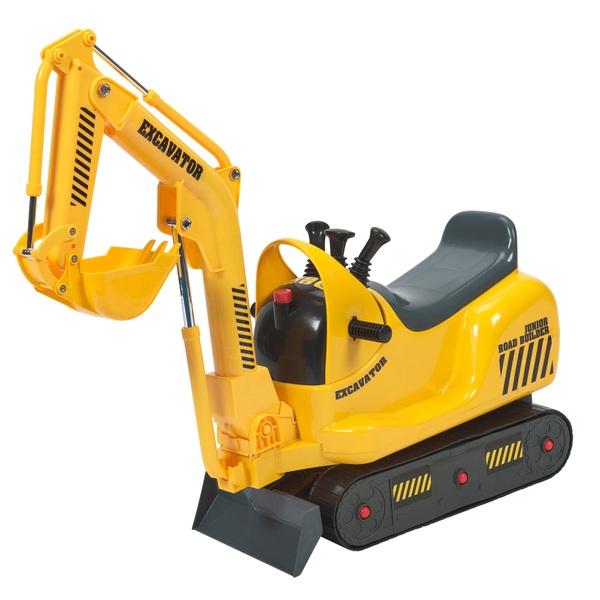 Mikrobagger mit Spielzeughelm und Soundeffekten