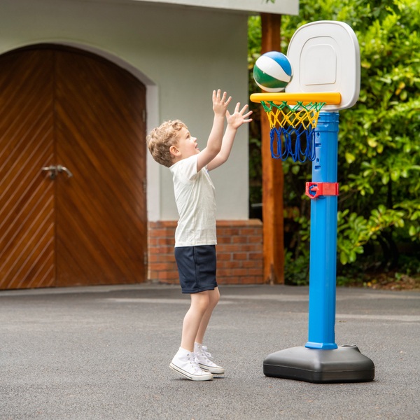 Kids Basketballkorb höhenverstellbar 100-170 cm mit Basketball Gr. 3