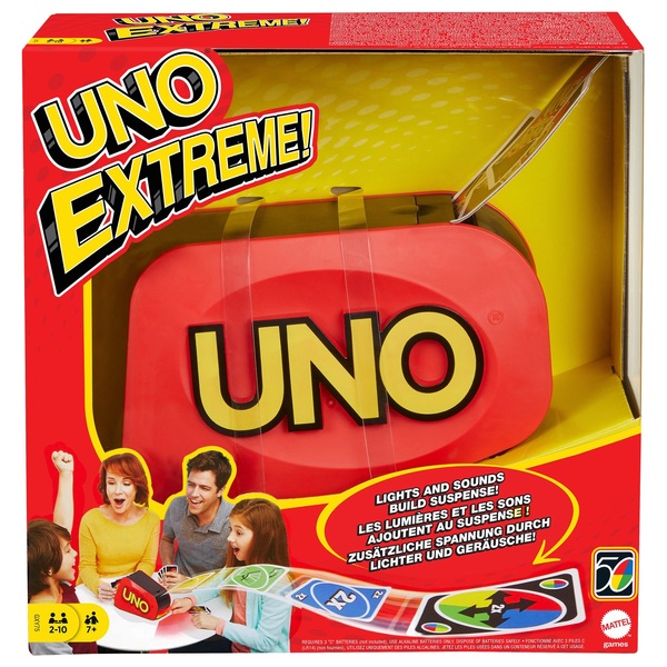 UNO Extreme Kartenspiel mit Kartenwerfer