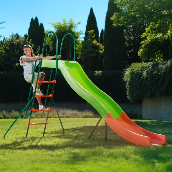GartenWellenrutsche und Wasserrutsche 300 cm grün/orange Smyths Toys