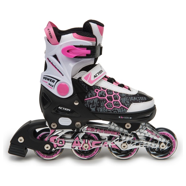 Inline Skates pink weiß Gr. 37 40 Smyths Toys Deutschland