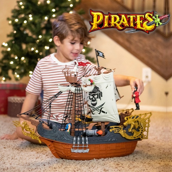 Deluxe Piratenschiff Spielset, 60 cm Smyths Toys Superstores