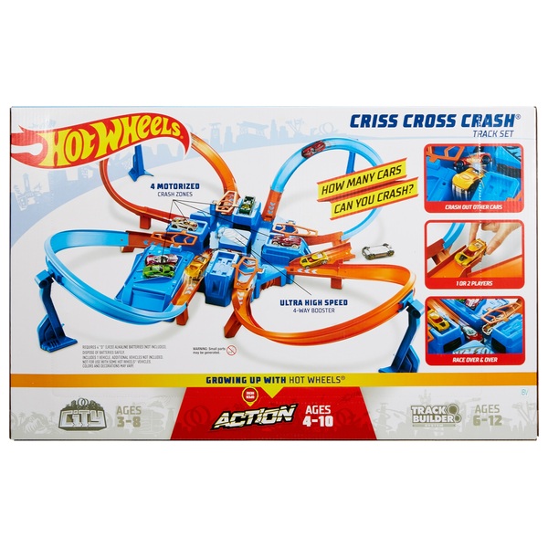 Hot Wheels Criss Cross Crash TrackSet Smyths Toys Superstores