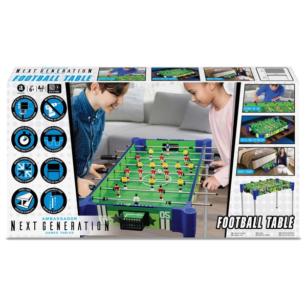 2-in-1 Kickertisch & Tischfußball