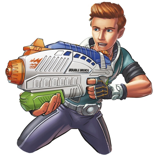 Water Warriors Double Drench Power Pump Wasserpistole