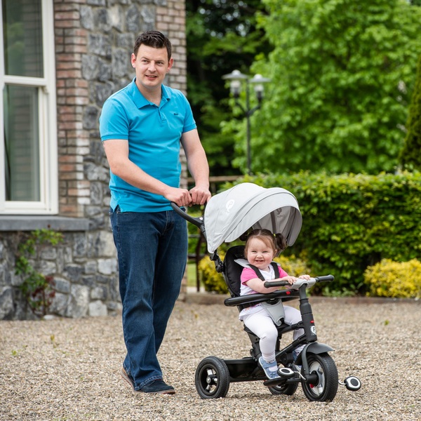 QPlay faltbares Dreirad Rito Deluxe, grau