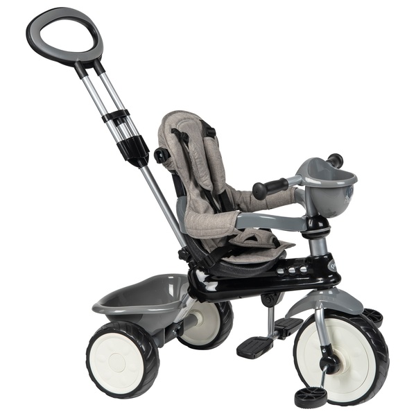 QPlay Comfort 4-in-1 Dreirad, grau
