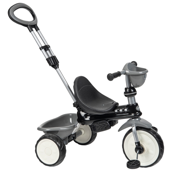 QPlay Comfort 4-in-1 Dreirad, grau