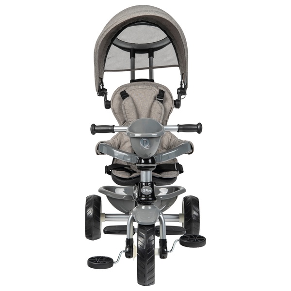 QPlay Comfort 4-in-1 Dreirad, grau