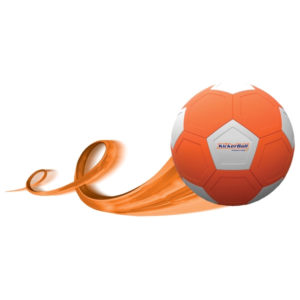 Swerve Ball Fußball KickerBall Gr. 4 orange/weiss Smyths Toys Deutschland