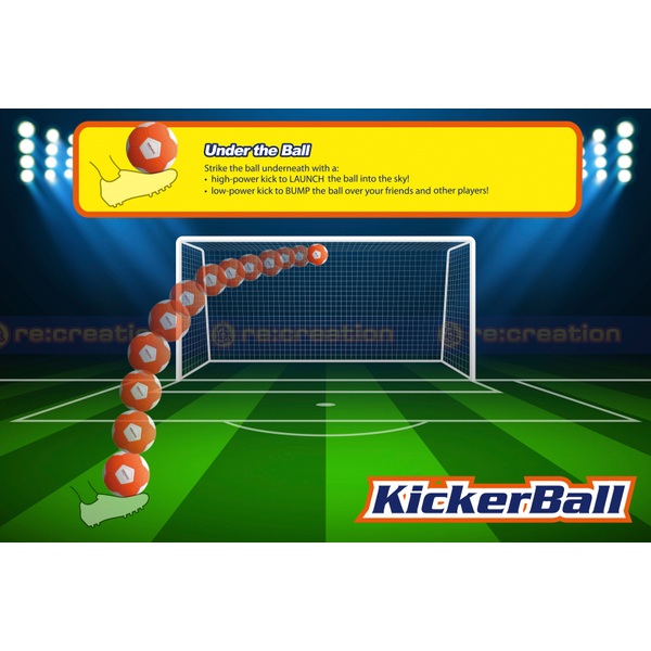 Swerve Ball Fußball KickerBall Gr. 4 orange/weiss Smyths Toys Deutschland