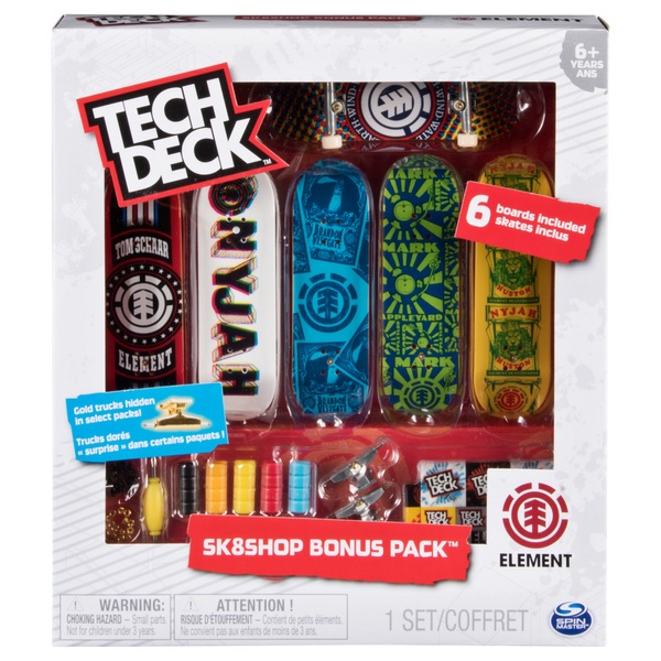 Tech Deck Bonus Pack FingerboardSet mit 6 authentischen