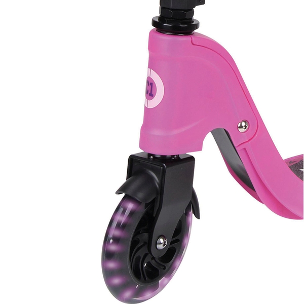 110 Mm Leuchtrollräder Für Kinderroller Mit ABEC-7 Kugellagern - Blinklicht Räder In Rosa