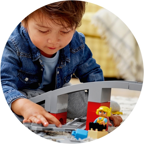 DUPLO Eisenbahn-Set Mit Brücke & Güterzug - 2er Set Für Kreativen Spielspaß Ab 2 Jahren