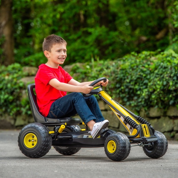 Go-Kart Racing, schwarz-gelb