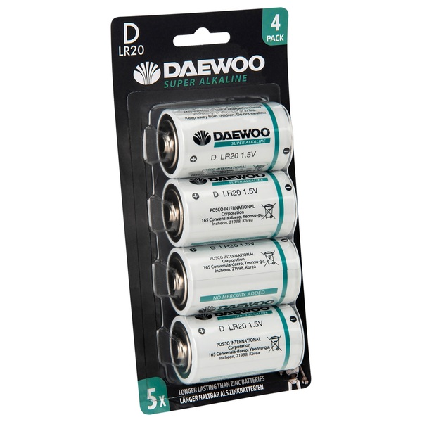 Batterie Alkaline D Mono, 4er Pack Smyths Toys Deutschland