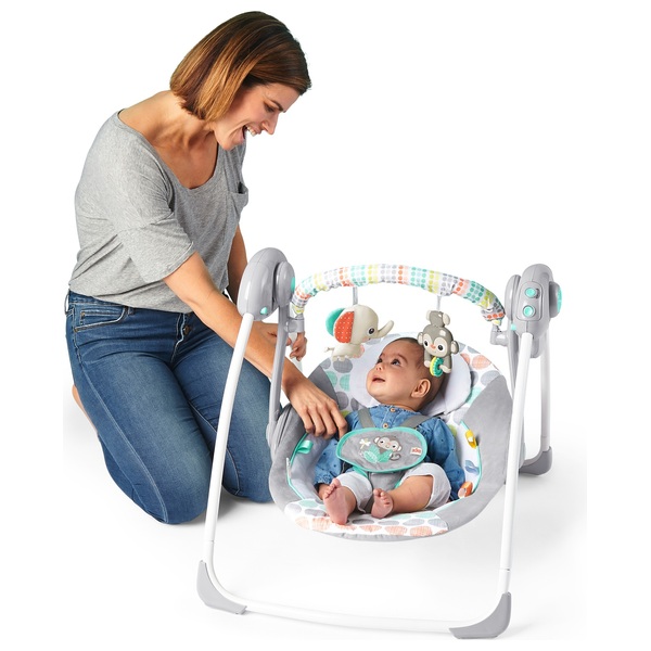 Ingenuity Babyschaukel Whimscal Wild, bunt