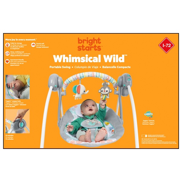 Ingenuity Babyschaukel Whimscal Wild, bunt