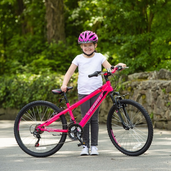 24 Zoll Kinder Mädchen Fahrrad Mountainbike Mädchenfahrrad Kinderfahrrad MTB Rad 