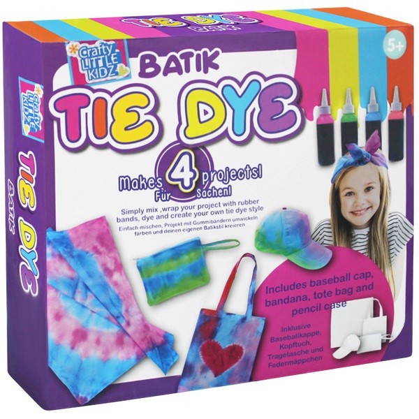 Crafty Little Kidz Tie DYE BatikFarbSet Smyths Toys Superstores