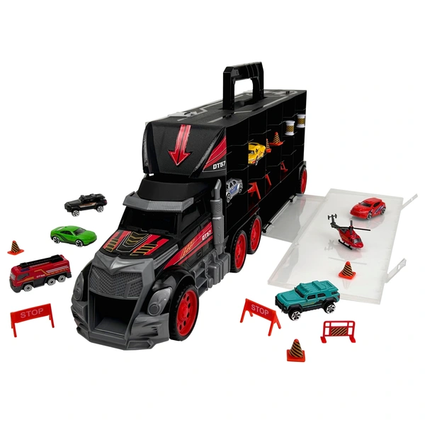Darumaya HOゲージ POWER TRUCK SET WB 25 Super Wheelz Diecast Truck Carry Case Set with 7 Cars | Smyths Toys UK
