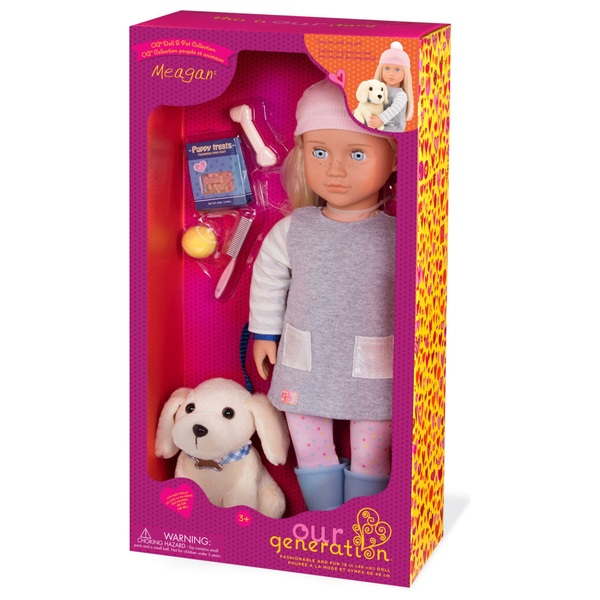 Our Generation Meagan Puppe mit Hund | Smyths Toys Schweiz