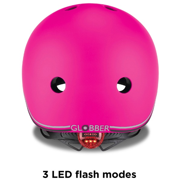 GLOBBER EVO Helm mit LED, pink