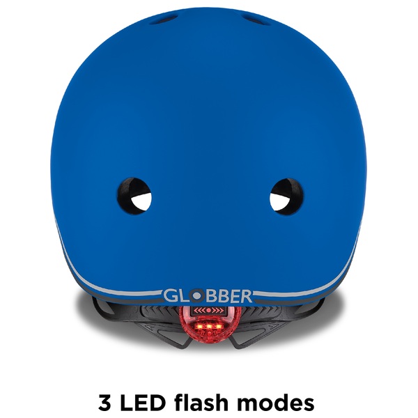 GLOBBER EVO Helm mit LED, blau