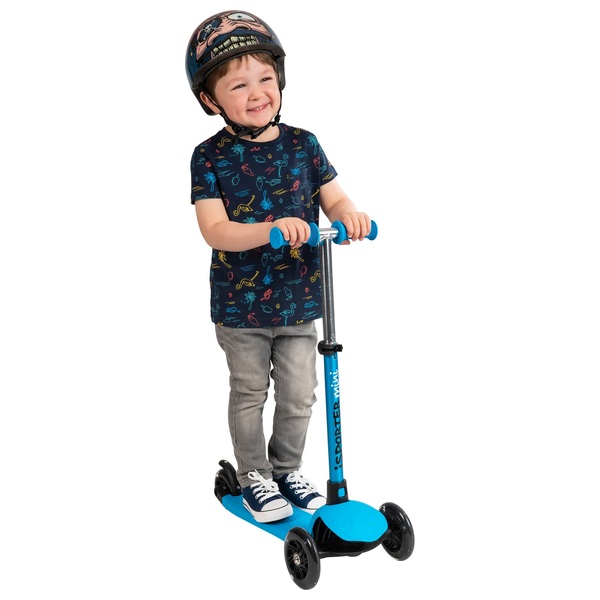 Kinder Roller Metal Scooter 3 Räder Mini Kinderroller blau oder