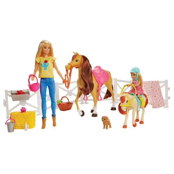 Barbie Reitspaß mit Barbie Chelsea, Pferd und Pony, Pferde Spielzeug Smyths Toys Schweiz