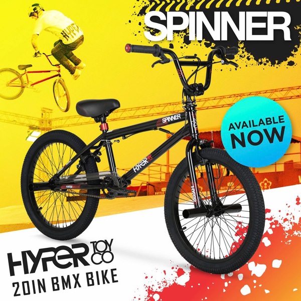 20 Zoll BMX Fahrrad Hyper Spinner, schwarz Fahrräder 20