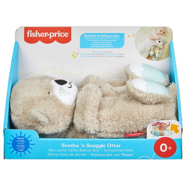 Fisher-Price Schlummer-Otter Baby-Spieluhr als Kuscheltier mit