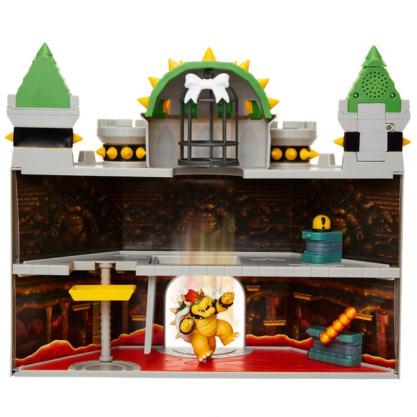 Nintendo Super Mario Bowsers Schloss Deluxe Spielset Smyths Toys Superstores