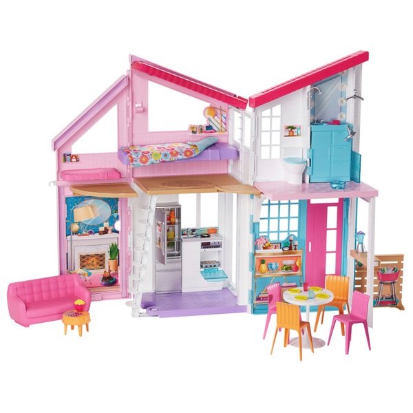 Barbie Malibu Haus Spielzeugset und Deutschland Smyths mit Zubehör Villa Toys kleine | Möbeln