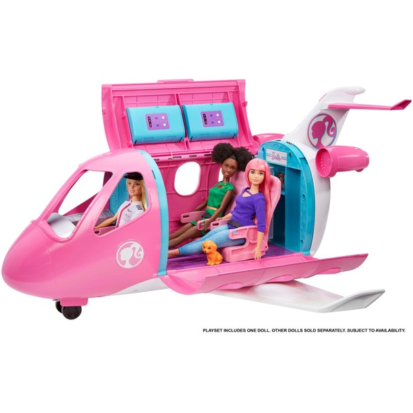 Barbie Reise Spielzeugset Traum-Flugzeug Mit Puppe Und Zubehör | Smyths ...